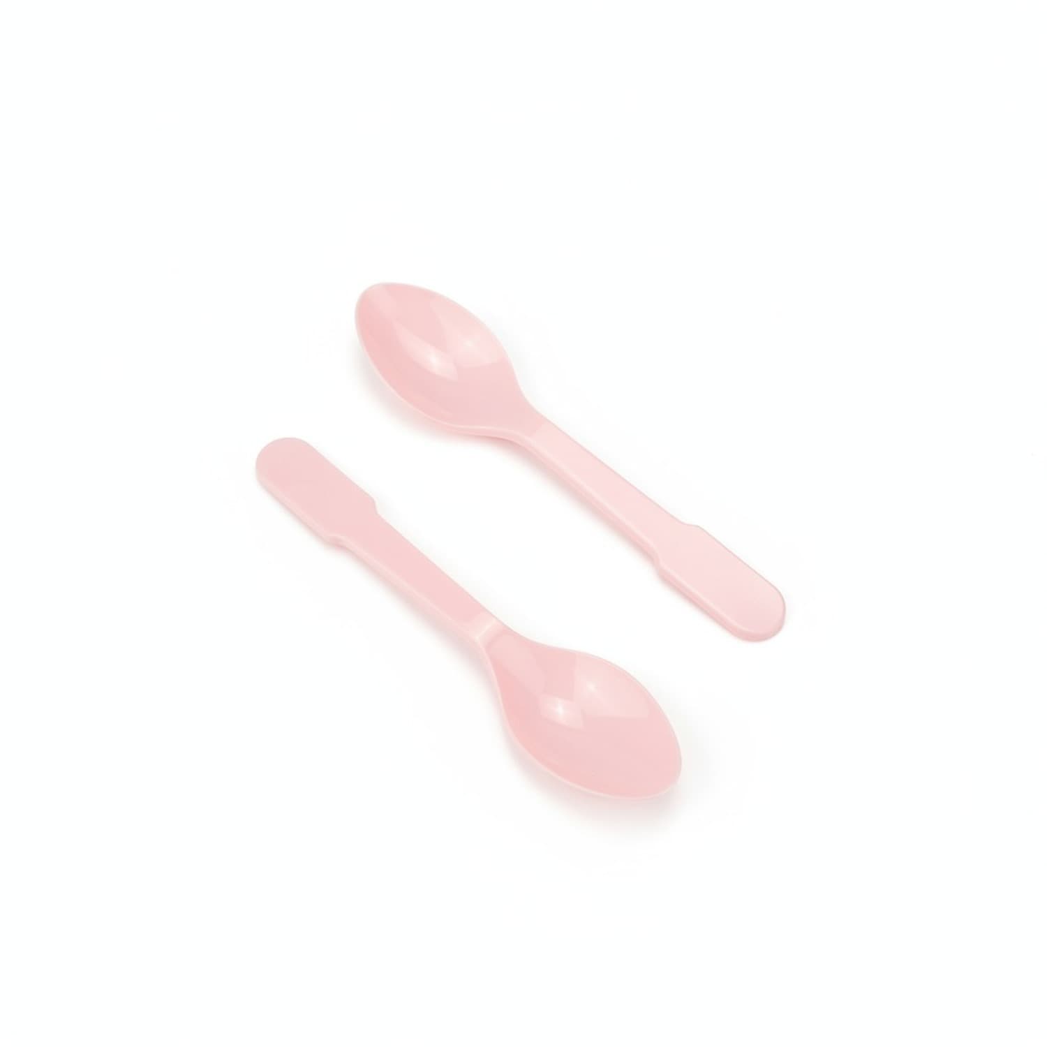 Plastic ice cream spoon
